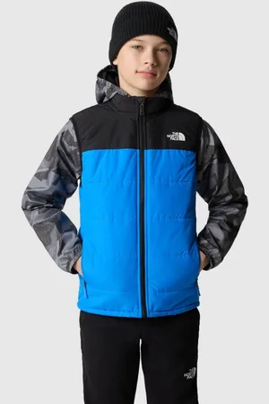 The North Face Boys Teen Never Stop Synthetic Gilet in Optic Blue/TNF Black - Size X-Large