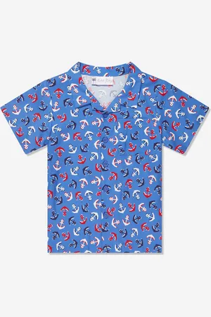 Rachel Riley Boys Anchor Shirt in - Size 4Y
