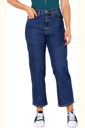 MYT Womens Ribcage Straight Jeans in Cotton - Size 18 Regular