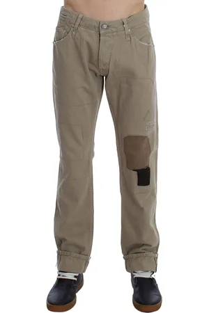 ACHT Mens Cotton Patchwork Jeans - Size 34 (Waist)