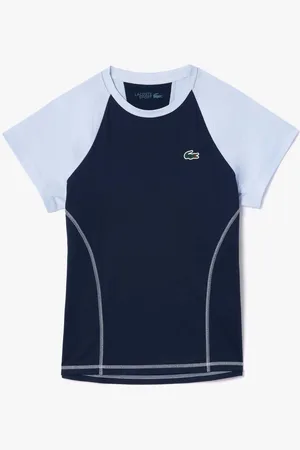 Lacoste Womens Sport Slim-Fit Ultra Dry Stretch T-Shirt in - Size 8 UK