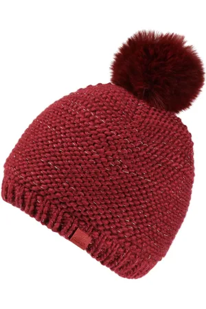 Regatta Womens Lorelai Hat V Knitted Bobble Beanie - - One Size