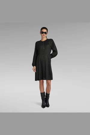 G-Star Womens G-Star RAW Short Flared Dress - viscose - Size X-Small