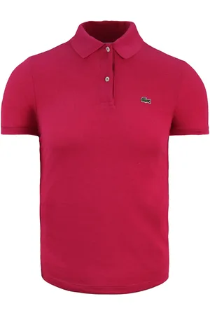 Lacoste Classic Fit Womens Polo Shirt Cotton - Size 6 UK