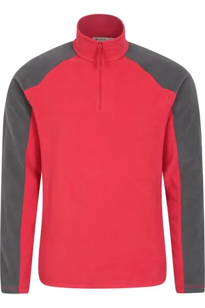 Mountain Warehouse Mens Ashbourne II Half Zip Fleece Top (Dark ) - Size 3XL