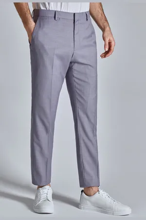 Ted Baker Mens Tucana Mauve Sharkskin Trousers - - Size 44 Regular