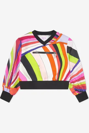 Emilio Pucci Girls Iride Print Sweatshirt in - Size 4Y