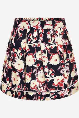 Marni Girls & Yellow Floral Viscose Skirt - - Size 12Y