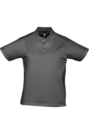 Sols Mens Prescott Jersey Short Sleeve Polo Shirt (Dark ) Cotton - Size Large