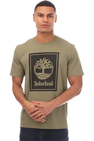 Timberland Mens Stack Logo T-Shirt in - Size Medium