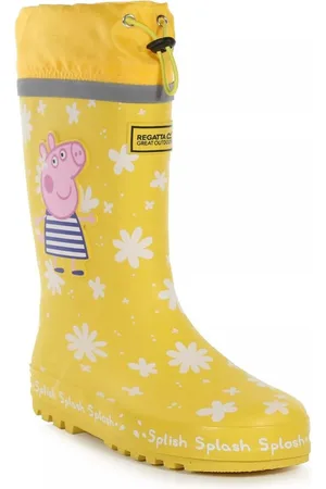 Regatta Childrens Unisex Childrens/Kids Daisy Peppa Pig Wellington Boots (Maize ) - Size UK 11 Kids