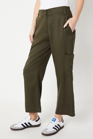 Oasis Womens Drapey Pocket Detail Cargo Trouser - - Size 10 Regular