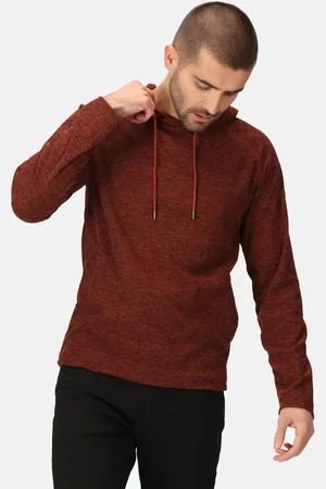 Regatta Mens Edley Hoody Burnt Henna Hoodie - Fleece - Size 2XL