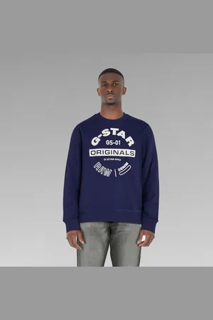 G-Star Mens G-Star RAW Originals Logo Graphic Sweater - Cotton - Size Small