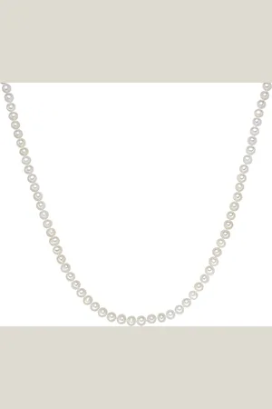 Valero Pearls Womens Fresh Water Cultured Pearl Necklace - - One Size