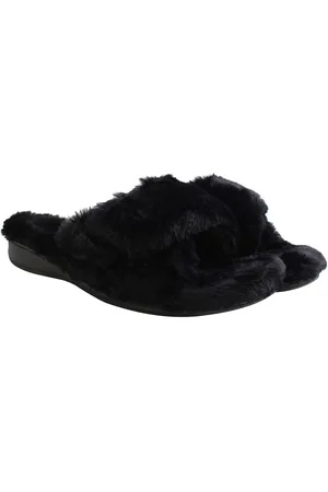 Vionic Indulge Relax Plush Womens Slippers - Size UK 8