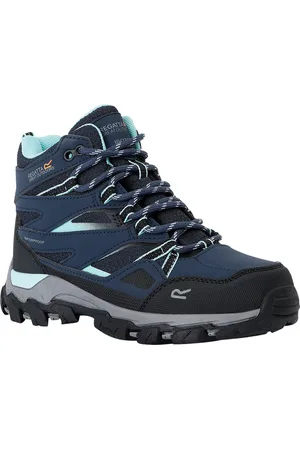 Regatta Kids Unisex Childrens/Kids Holcombe III Walking Boots (Navy/Aruba Blue) - Size UK 13 Kids