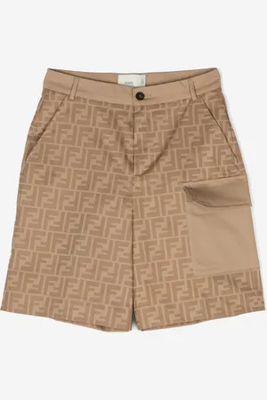 Fendi Boys FF Logo Shorts in - Size 14Y