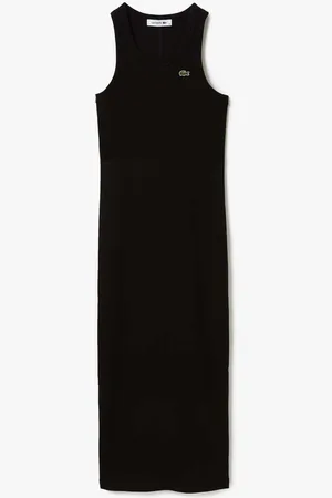 Lacoste Womens Sleeveless Cotton Dress in - Size 6 UK