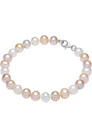 Valero Pearls Womens Bracelet 925/- Sterling Silver - - Size 17 cm
