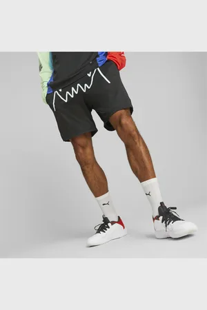 PUMA Mens Jaws Core Basketball Shorts - - Size Medium