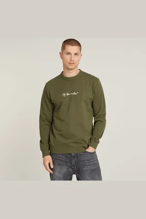 G-Star Mens G-Star RAW G-Script Logo Sweater - Cotton - Size Large