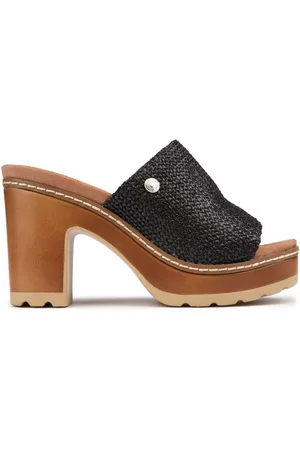 Refresh Womens Woven Platform Sandals - Textile - Size UK 3
