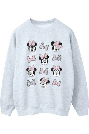Disney Womens/Ladies Minnie Mouse Multiple Sweatshirt (Sports Grey) - - Size X-Large