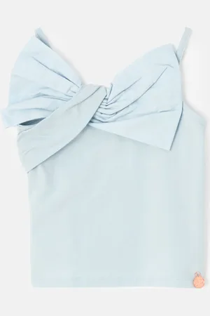 Angel & Rocket Girls Carrie Bow Vest Top - Size 12Y