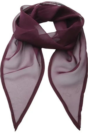 Premier Unisex Adult Colours Chiffon Scarf (Aubergine) - - One Size