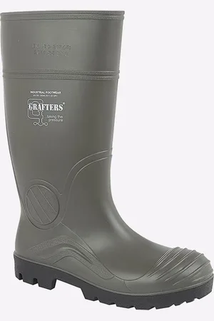 Grafters Lexington Full Length Safety Wellington Boot Mens - - Size UK 10