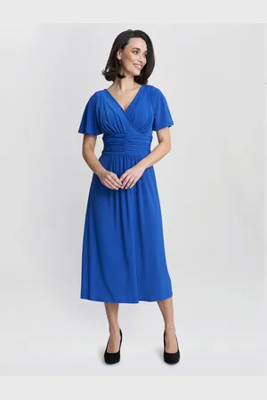 Gina Bacconi Womens Frieda Jersey Print Dress - - Size 14 UK