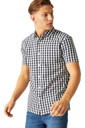 Regatta Mens Denmoor Short Sleeve Shirt - - Size X-Large