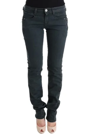 Costume National WoMens Gray Cotton Superslim Denim Jeans - material_cotton - Size 27 (Waist)