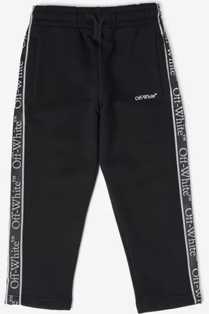 OFF-WHITE Boys Bookish Logo Band Joggers in - Size 4Y