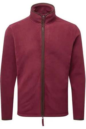 Premier Mens Artisan Fleece Jacket ( /Brown) - Size 3XL