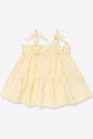 Emporio Armani Girls Striped Sun Top in - Size 10Y
