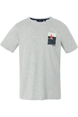 Regatta Mens Cline IX Boat T-Shirt ( Marl) - Size X-Large