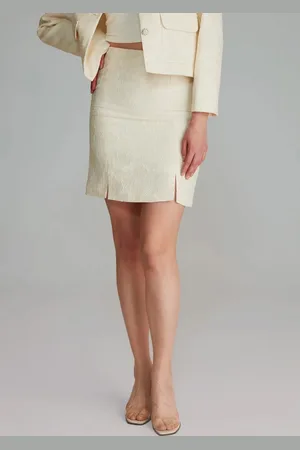 Gusto Womens Textured Mini Skirt - - Size X-Small