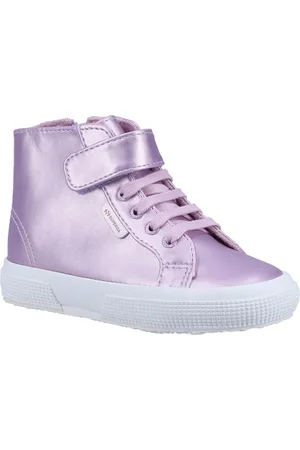 Superga 2674 Kids Faux Leather Glitter Girls Boots - - Size UK 6 Infant