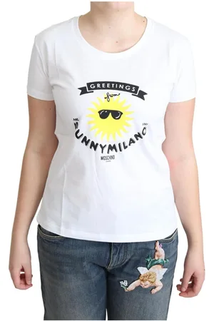Moschino WoMens Cotton Sunny Milano Print T-shirt material_cotton - Size IT 46 (Womens)