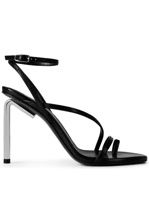 OFF-WHITE Womens Off White Nappa High Allen Sandals in Leather - Size UK 4