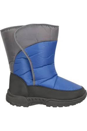 Mountain Warehouse Childrens Unisex Childrens/Kids Caribou Adaptive Striped Snow Boots - Size UK 11 Kids