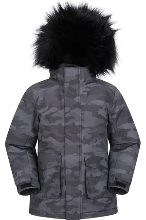 Mountain Warehouse Childrens Unisex Childrens/Kids Ranger Camouflage Water Resistant Jacket - Size 3-4Y