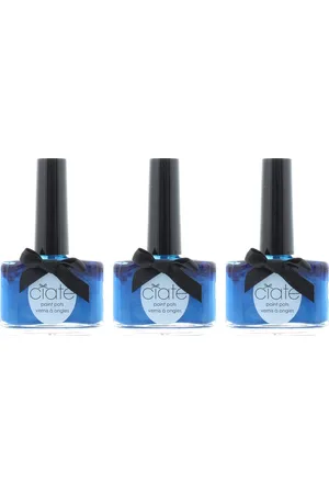 Ciaté Womens Skinny Jeans Paint Pots 13.5ml Nail Polish Creme x 3 - One Size