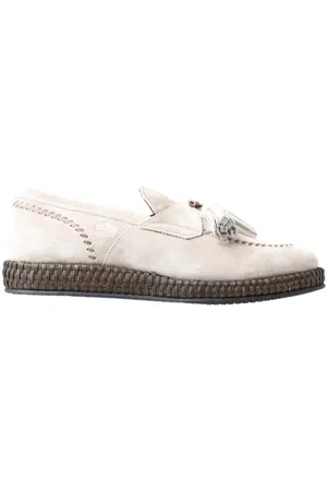 Dolce & Gabbana Mens Ivory Suede Leather Espadrille Shoes - - Size EU 43