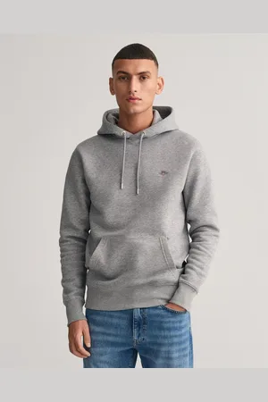 GANT Mens Regular Fit Shield Logo Pullover Hoodie - - Size 4XL