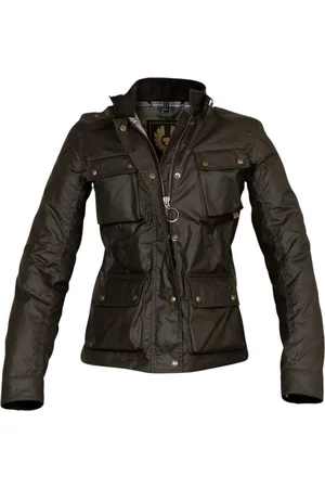 Belstaff Womens Fieldmaster 2.0 Dark Waxed Jacket - Size 2XS