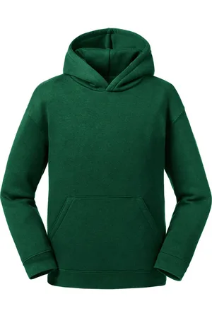 Russell Athletic Childrens Unisex Kids/Childrens Authentic Hooded Sweatshirt (Bottle ) - Size 13-14Y
