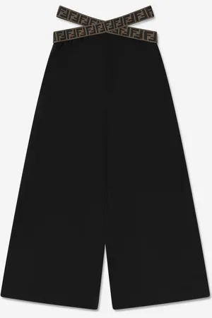 Fendi Girls Band Wide Leg Trousers in - Size 10Y